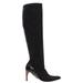 Gucci Shoes | Euc Gucci Brand Ladies Neoprene/Leather Knee High Pointed Toe Heeled Boots, 9 | Color: Black | Size: 9