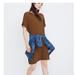 Madewell Dresses | Madewell Downtown Dress | Color: Brown/Green | Size: Xs