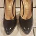 Gucci Shoes | Gucci - Black Patent Leather Round Toe High Heel Pumps | Color: Black | Size: 9.5