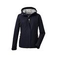 Killtec Damen 2 1/2 Lagen Funktionsjacke/Outdoorjacke mit Kapuze, packbar KOS 49 WMN JCKT; dunkelnavy, 38, 39167-000