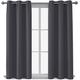 AR Ware Blackout Curtains For Bedroom - 2 Panels with Tie Backs and Eyelets Thermal Blackout Curtains - Energy Saving lightweight curtains, Noise Reducing, Soft Curtains Bedroom