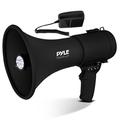 Megaphone Speaker with Built-in Rechargeable Battery, LED Lights, Siren Alarm Mode & Adjustable Volume Control