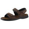 Sandale JOSEF SEIBEL "Rafe", Herren, Gr. 42, braun (braun, schwarz), Nubukleder, sportlich, Schuhe, Sommerschuh, Klettschuh, Freizeitsandale, mit Lederdecksohle, Topseller