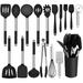 DGPCT 17 PCS Silicone Cooking Utensil Set, Stainless Steel Kitchen Utensils Set, Non-Stick Heat Resistant | Wayfair USWF-CJ-027