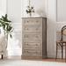 Lark Manor™ Almore 47.6"H 5 - Drawer Dresser, White Wood in Gray | 47.6 H x 26.8 W x 15.6 D in | Wayfair F30CE255604C49FCA4EA90F5662A6492