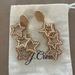 J. Crew Jewelry | J. Crew Starry Drop Earrings With Crystals | Color: Gold | Size: 3 1/4 Inches