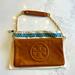 Tory Burch Bags | Authentic Tory Burch Envelope Shoulder Or Clutch Bag With Gold Chain. New | Color: Tan | Size: Os