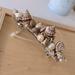 Anthropologie Accessories | Anthropologie Shell & Pearl Barrette | Color: Tan/White | Size: 3”