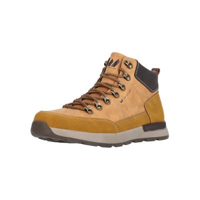 Schnürschuh WHISTLER "Minsert", Gr. 41, braun (hellbraun), Synthetik, casual, Schuhe, mit Allwetterprofil