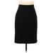 H&M Casual Skirt: Black Solid Bottoms - Women's Size 8