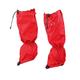 Tatonka Gaiter 420 HD (Gr. L) - Wasserdichte, lange Gamaschen mit Schuh-Riemen und Reißverschluss - Schützen Schuhe und Hosenbeine beim Wandern und Trekken - Größe L (red)