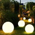 Boule lumineuse solaire jardin led décoration de jardin boule solaire pour extérieur 20 cm boule