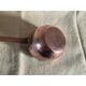 French antique solid hammered copper large ladle/warming pan