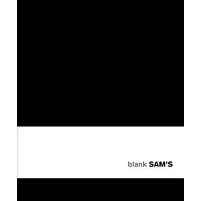 ANOTADOR SAMS BLANK BLACK X LISO