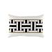 Lili Alessandra Tommy Lumbar Rectangular Indoor/Outdoor Pillow Cover & Insert Silk/Down/Feather/Velvet | 14 H x 22 W x 4 D in | Wayfair L3101IBG