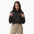 Dickies Women's Oakport Cropped Hoodie - Black Size M (FWR12)