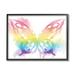 Stupell Industries Queen Butterfly Wings Kid's Rainbow Ombre Pattern Wall Plaque Art By Daphne Polselli Canvas | 16 H x 20 W x 1.5 D in | Wayfair