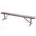 Arlmont & Co. Myran Plastic Park Outdoor Bench Plastic in Brown | 30.5 H x 72 W x 25.5 D in | Wayfair C3B75BA7075D40CC9DE124EAFC54C664