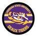 LSU Tigers 15" Round LED Lit Wall Sign