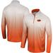 Men's Colosseum White/Orange Oklahoma State Cowboys Laws of Physics Quarter-Zip Windshirt