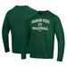 Men's Under Armour Green Colorado State Rams Volleyball All Day Arch Fleece Pullover Sweatshirt