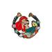 Disney Accessories | 2006 Disney Princess Ariel And Flounder Authentic Horseshoe Seashell Pin | Color: Blue/Red | Size: Os