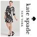 Kate Spade Dresses | Kate Spade X Florence Broadhurst Black/White Floral Silk Dress | Color: Black/Silver | Size: 4