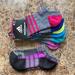 Adidas Accessories | Adidas Climalite Colorful Socks | Color: Blue/Gray | Size: 3y-9 Large
