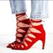 Free People Shoes | Free People / Jeffrey Campbell Collab Size 10 | Color: Orange/Red | Size: 10