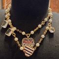 Coach Jewelry | Authentic Vintage Coach Necklace | Color: Gold/White | Size: Os