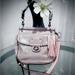 Coach Bags | Coach Legacy Colorblock Willis Crossbody Bag Gray W/ Pink Accents Euc | Color: Gray/Pink | Size: Os