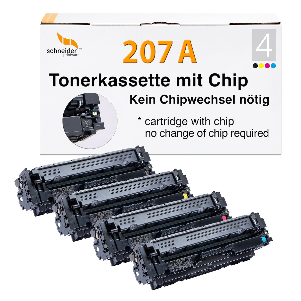 Schneiderprintware Toner ersetzt HP 207A Multipack 4900 Seiten Image