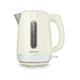 Morphy Richards Equip Jug Kettle, 1.7L, 3Kw Rapid boil, Removeable Limescale Filter, Illuminated Water Gauge, Stainless Steel Case, Cream, 102784