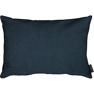 Dekokissen APELT "Ruby" Gr. 2, blau (blau, unifarben), B:45cm H:5cm L:45cm, Polyester, Dekokissen_Sitzkissen_Kissenhüllen, Kissenhülle mit Füllung, 1 Stück Image