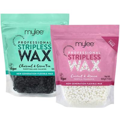 Mylee Professionelles Warmwachsperlen-Set Aktivkohle & Kokos 1000 g Image