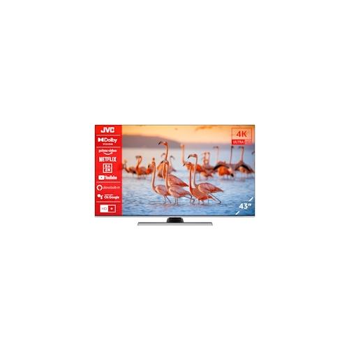 JVC LT-43VU8156 43 Zoll Fernseher / Smart TV (4K Ultra HD, HDR Dolby Vision, Triple-Tuner, Alexa Built-In) – 6 Monate HD+ inklusive