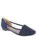 J. Renee Pariella - Womens 6.5 Navy Slip On Medium