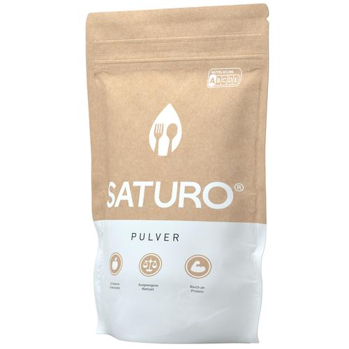 Saturo Trinkmahlzeit Natur | Vegane Trinknahrung| Astronautenkost mit Protein & Nährstoffen 1400 g Pulver