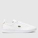 Lacoste carnaby pro trainers in white & pink