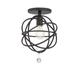 Crystorama Solaris 9 Inch Semi Flush Mount - 9220-BK_CEILING