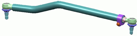 LEMFÖRDER Lenkstange Universal mit Zubehör für MAN 81.46611-6138 81.46611-6139 81.46611-6202 30585 01 Image