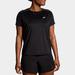Brooks Sprint Free Short Sleeve 2.0 Women's Running Apparel Black