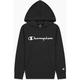 CHAMPION Kinder Kapuzensweat Hooded Sweatshirt, Größe M in Schwarz