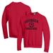 Men's Champion Red Georgia Bulldogs Soccer Icon Powerblend Pullover Sweatshirt