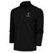 Men's Antigua Black Texas Tech Red Raiders Basketball Tribute Quarter-Zip Pullover Top