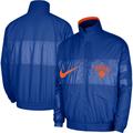 Men's Nike Blue New York Knicks Courtside Versus Capsule Full-Zip Jacket