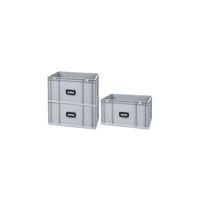 PROREGAL 3x Eurobox NextGen Portable Uno | HxBxT 32x40x60cm | 65 Liter | Eurobehälter, Transportbox, Transportbehälter, Stapelbehälter Image