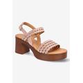 Women's Jud-Italy Sandals by Bella Vita in Blush Suede Leather (Size 8 M)