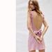 Free People Dresses | Free People Oh So Sweet Lavender Pink Backless Linen Dress, Sz Xs | Color: Pink | Size: Xs