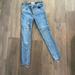 Free People Jeans | Free People Raw Hem Skinny Jeans | Color: Blue | Size: 25